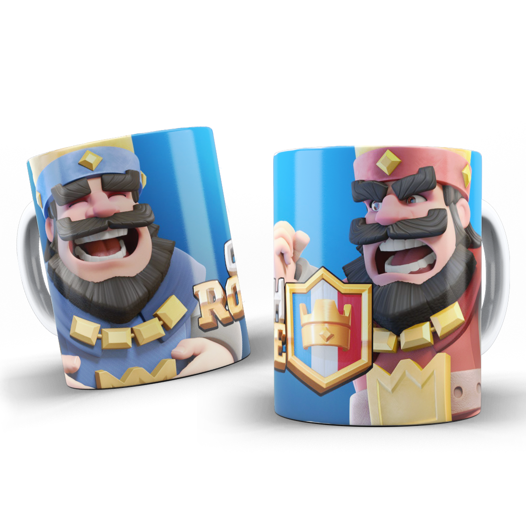 Taza Rey Azul Rey Rojo - Clash Royale