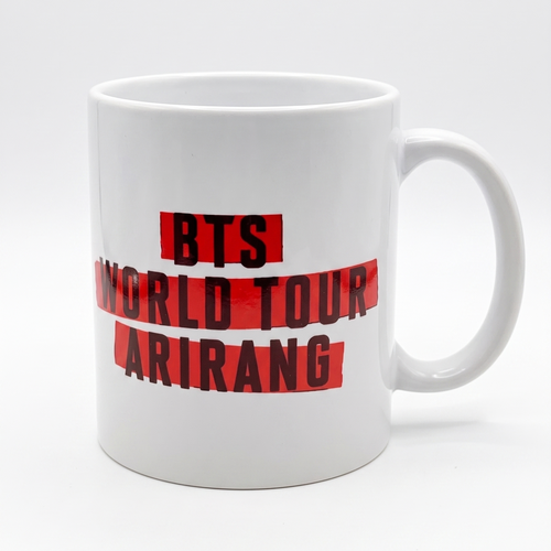 Mug BTS Jungkook con logo de la gira Arirang
